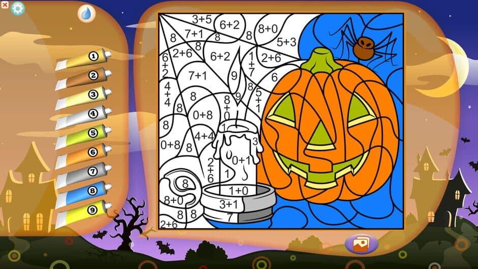 Скриншот 2 из Color by Numbers - Halloween +