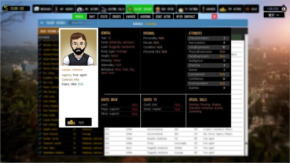 Скриншот 2 из Cattle Call: Hollywood Talent Manager