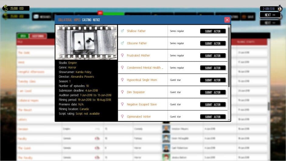 Скриншот 5 из Cattle Call: Hollywood Talent Manager