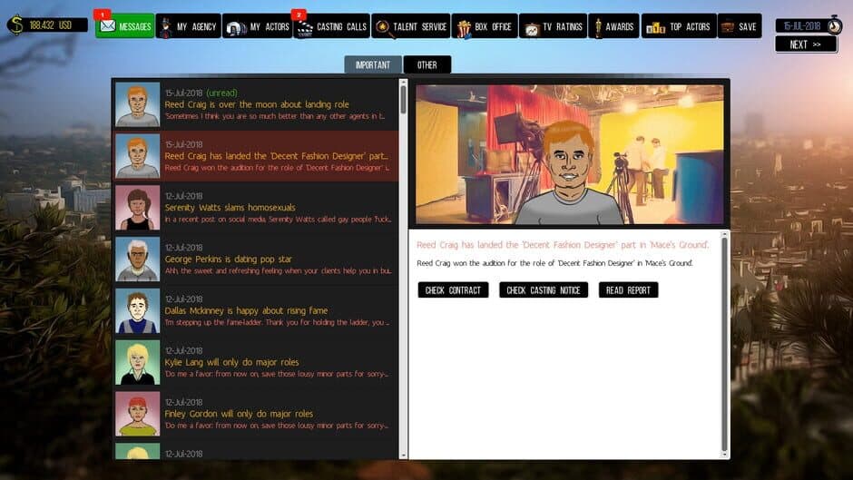 Скриншот 11 из Cattle Call: Hollywood Talent Manager