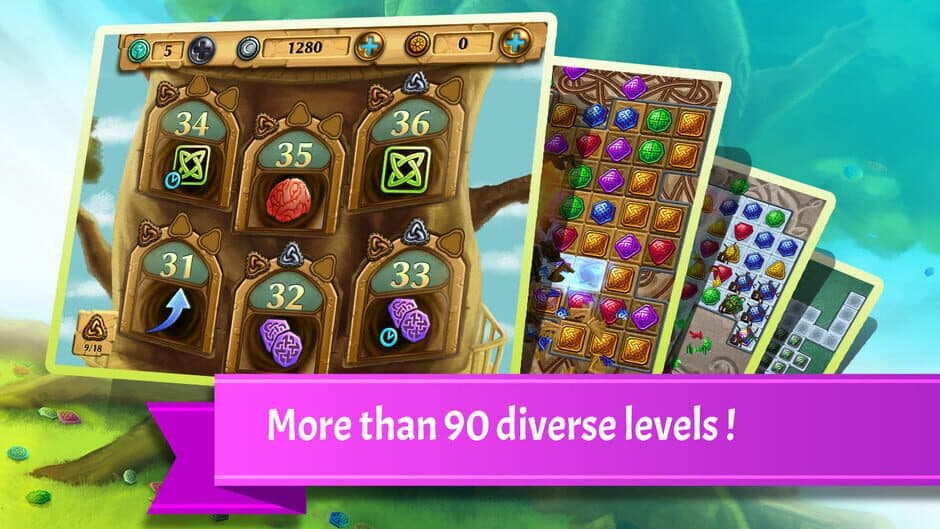 Скриншот 2 из Jewel Tree: Match It Puzzle