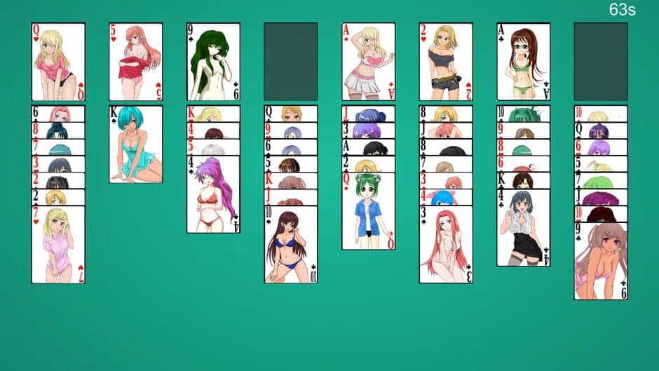 Скриншот 1 из Anime Babes: Solitaire