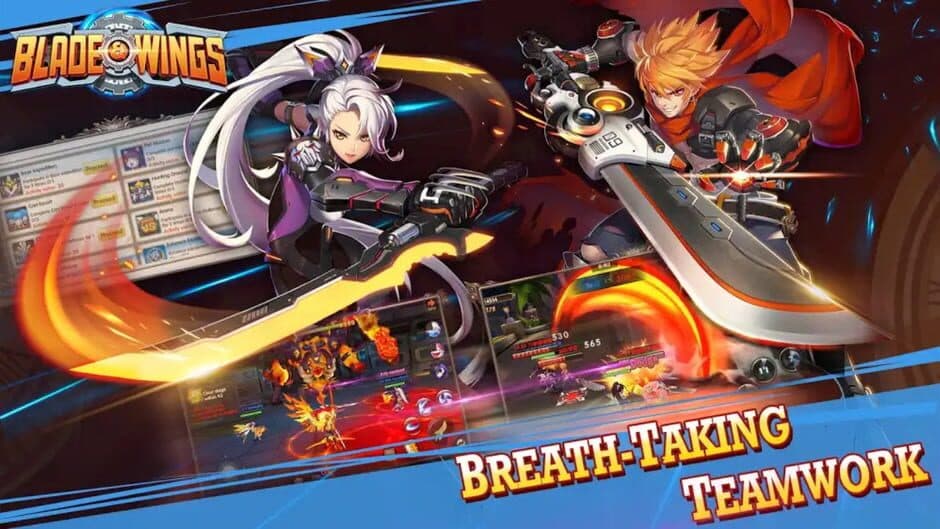 Скриншот 6 из Blade and Wings: Future Fantasy 3D Anime MMORPG Game