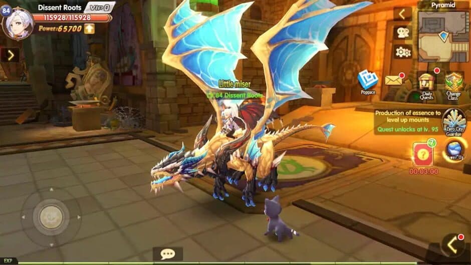 Скриншот 2 из Blade and Wings: Future Fantasy 3D Anime MMORPG Game