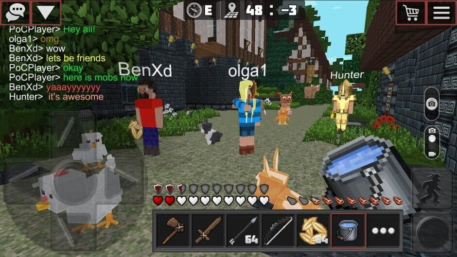 Скриншот 3 из World of Cubes Survival Craft Multiplayer