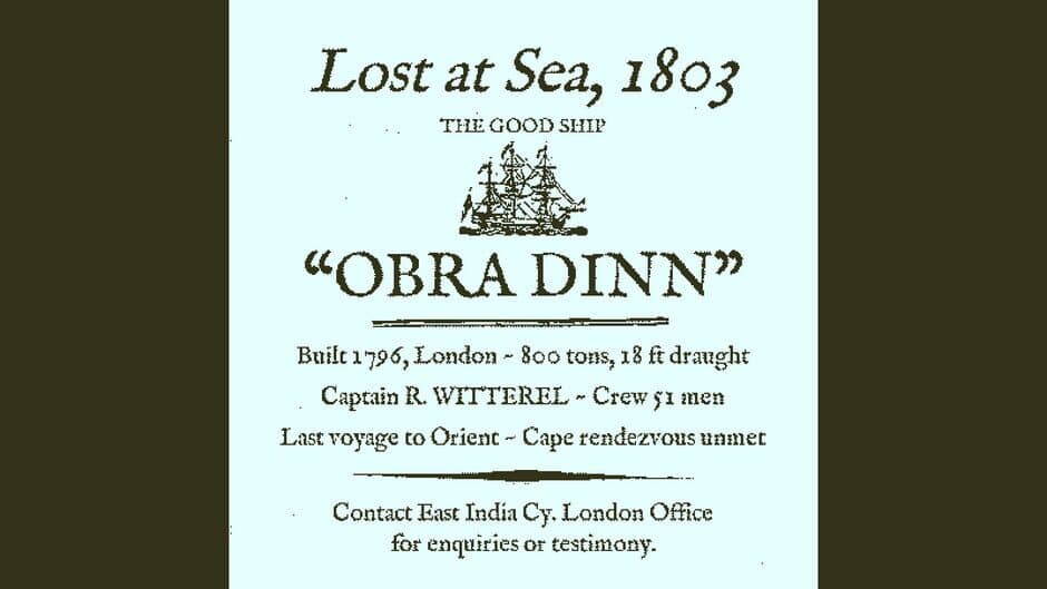 Скриншот 11 из Return of the Obra Dinn