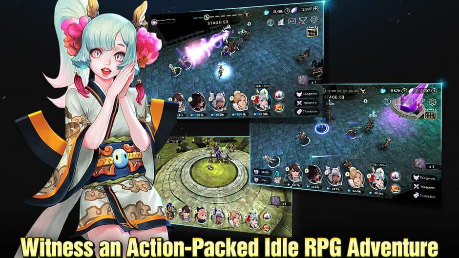 Скриншот 2 из Savior Saga: Idle RPG