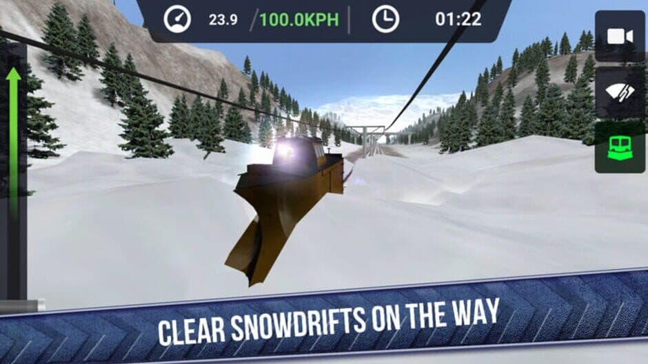Скриншот 1 из Snow Plow Train Simulator 3D - Russia