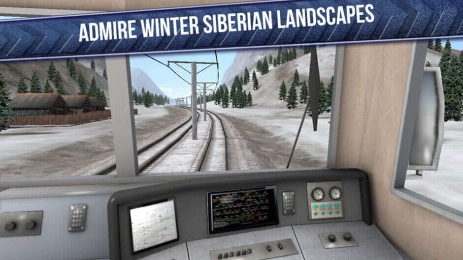 Скриншот 3 из Snow Plow Train Simulator 3D - Russia