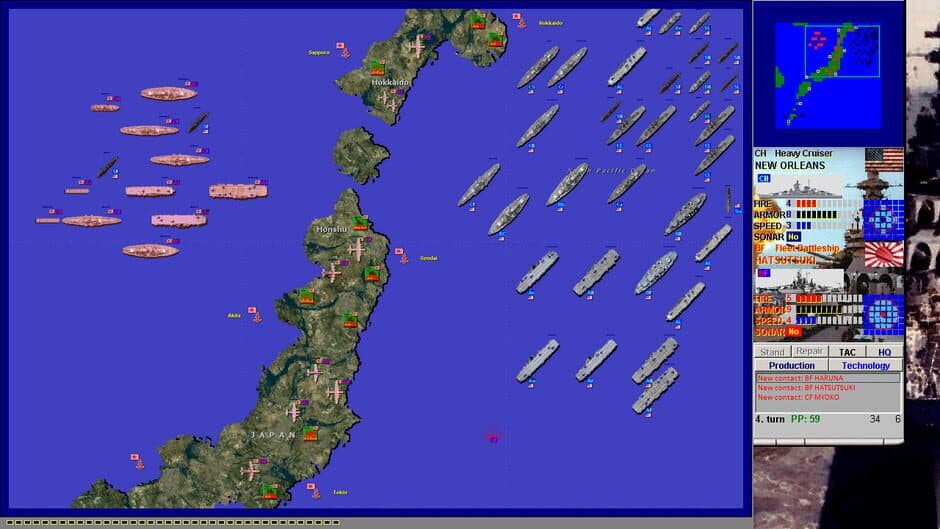Скриншот 3 из Battleships and Carriers: WW2 Battleship Game