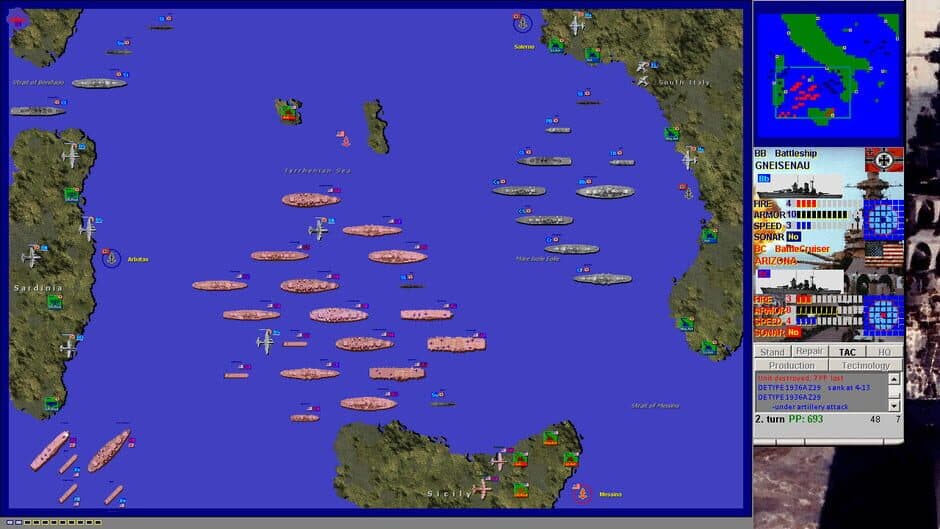 Скриншот 7 из Battleships and Carriers: WW2 Battleship Game