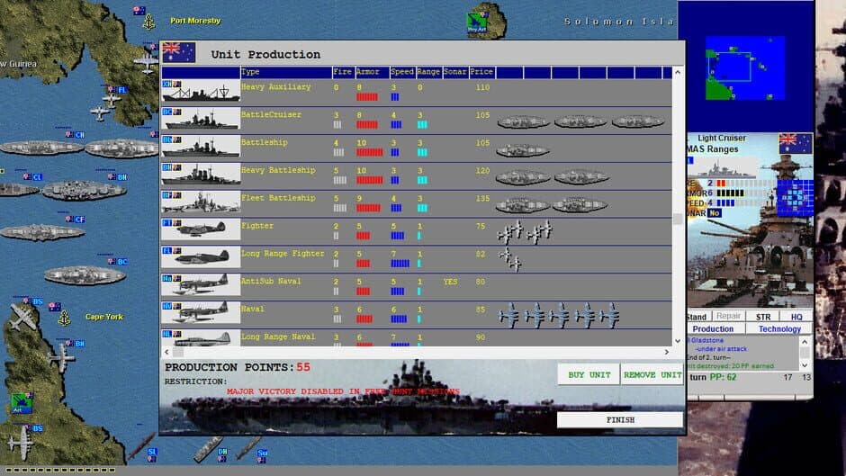 Скриншот 5 из Battleships and Carriers: WW2 Battleship Game