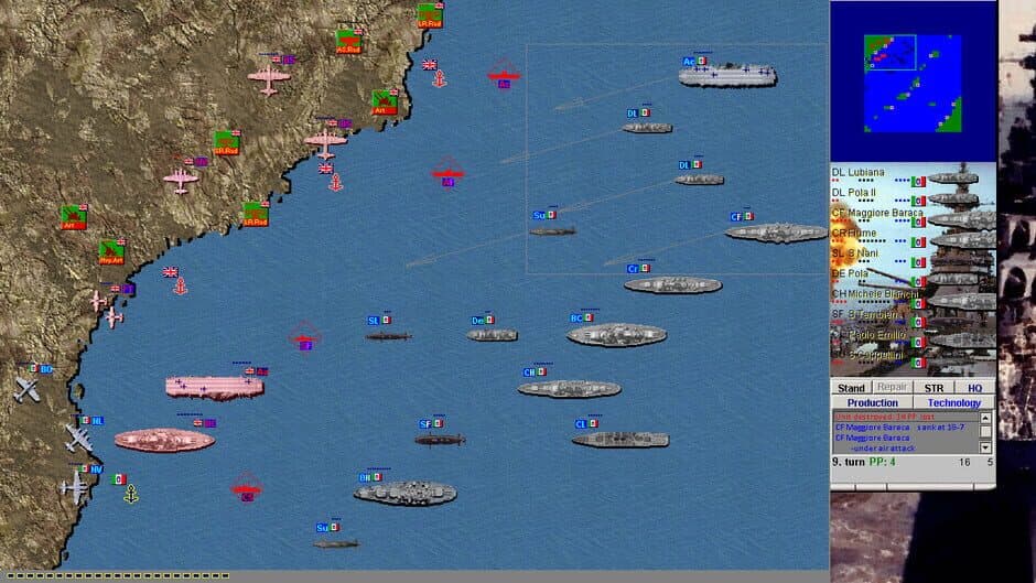 Скриншот 11 из Battleships and Carriers: WW2 Battleship Game