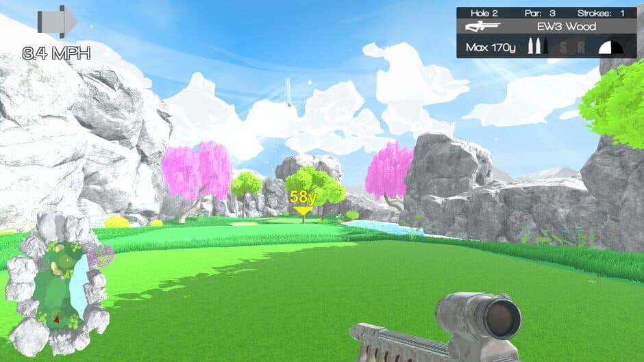 Скриншот 3 из Nice Shot! The Gun Golfing Game