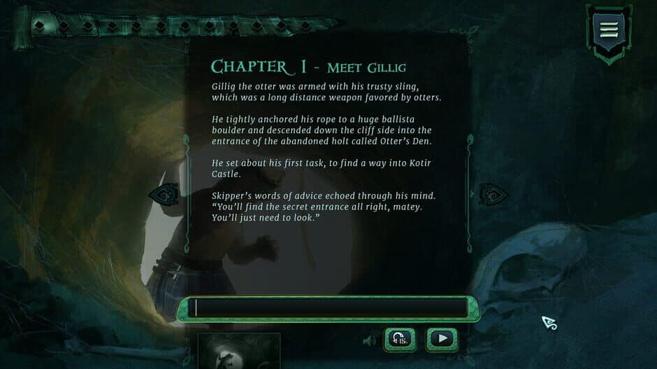 Скриншот 1 из The Lost Legends of Redwall: Escape the Gloomer