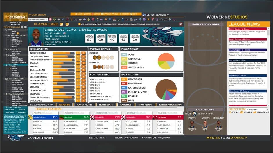 Скриншот 6 из Draft Day Sports: Pro Basketball 2019