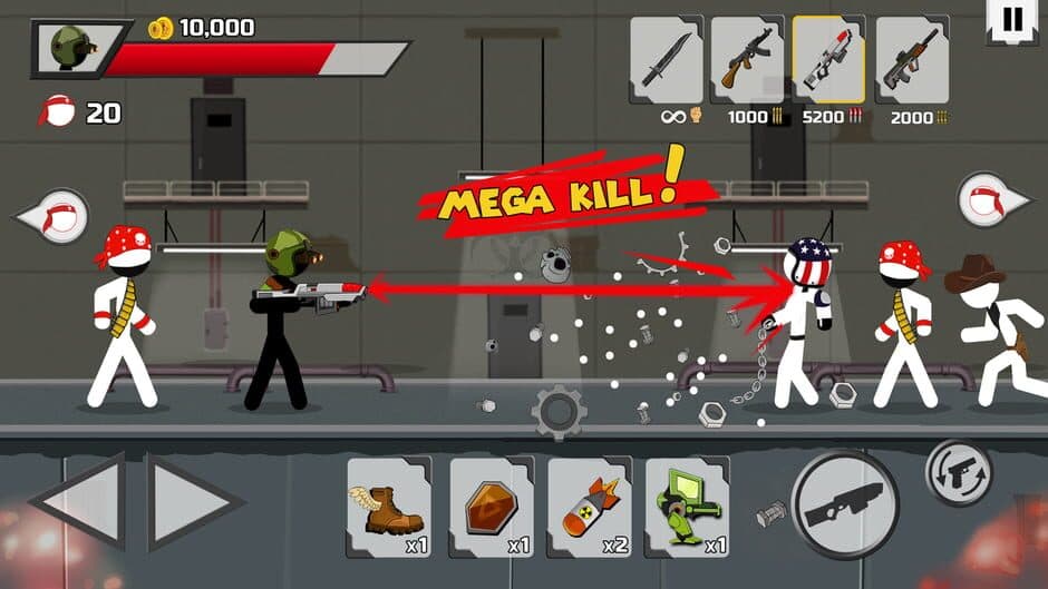 Скриншот 3 из Stickman Maverick : Bad Boys Killer