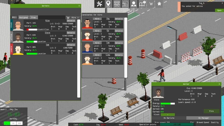 Скриншот 2 из CoffeeBiz Tycoon