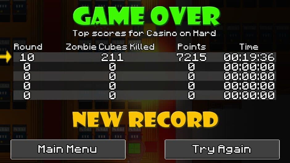 Скриншот 1 из Zombie Cubes