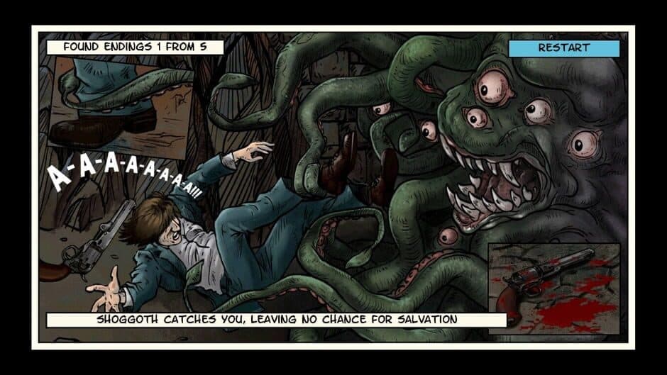 Скриншот 4 из Lovecraft Quest: A Comix Game