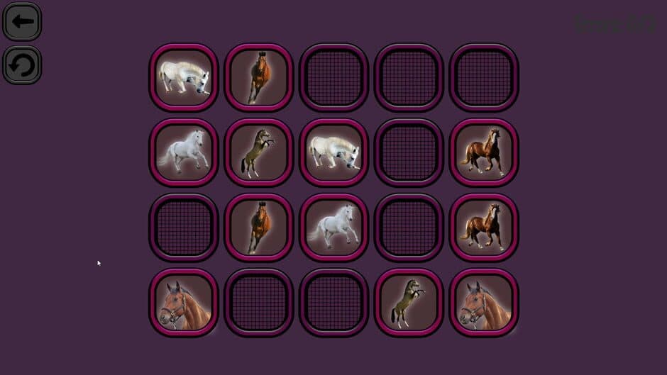 Скриншот 1 из Animals Memory: Horses