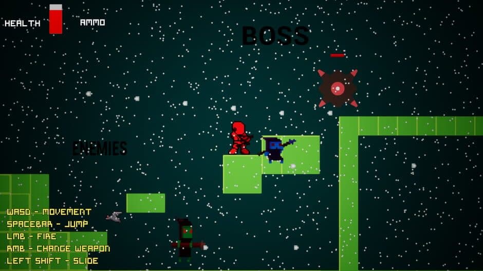 Скриншот 2 из Pixel Robot Hunter