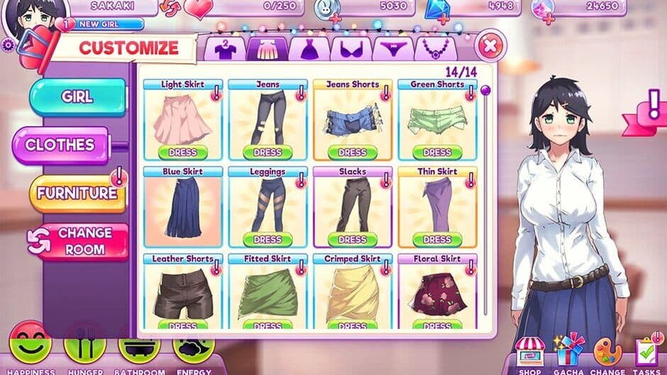 Скриншот 5 из Pocket Waifu