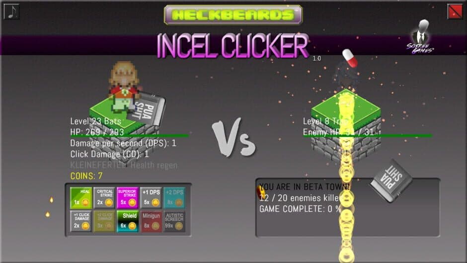Скриншот 1 из Incel Clicker