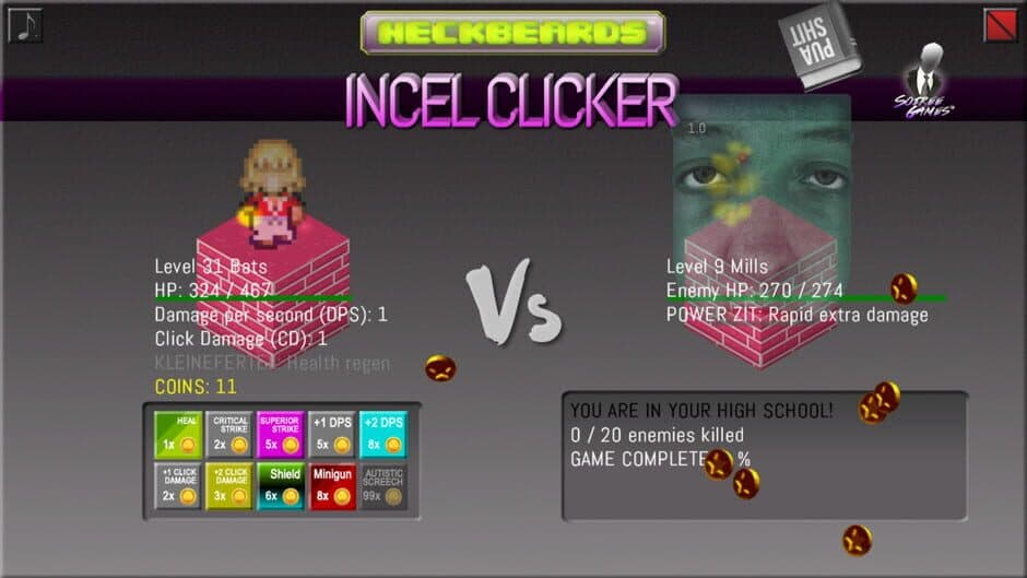 Скриншот 4 из Incel Clicker