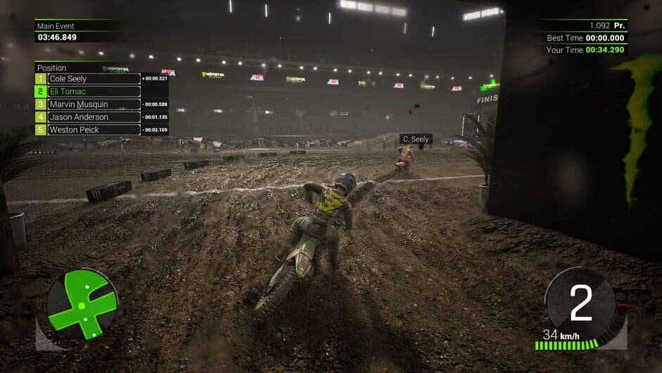 Скриншот 2 из Monster Energy Supercross: The Official Videogame 2