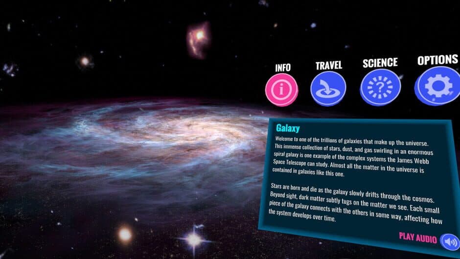 Скриншот 1 из WebbVR: The James Webb Space Telescope Virtual Experience