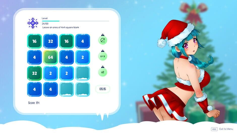 Скриншот 1 из Winter Girls 2048