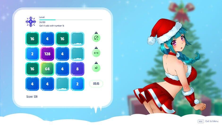 Скриншот 3 из Winter Girls 2048