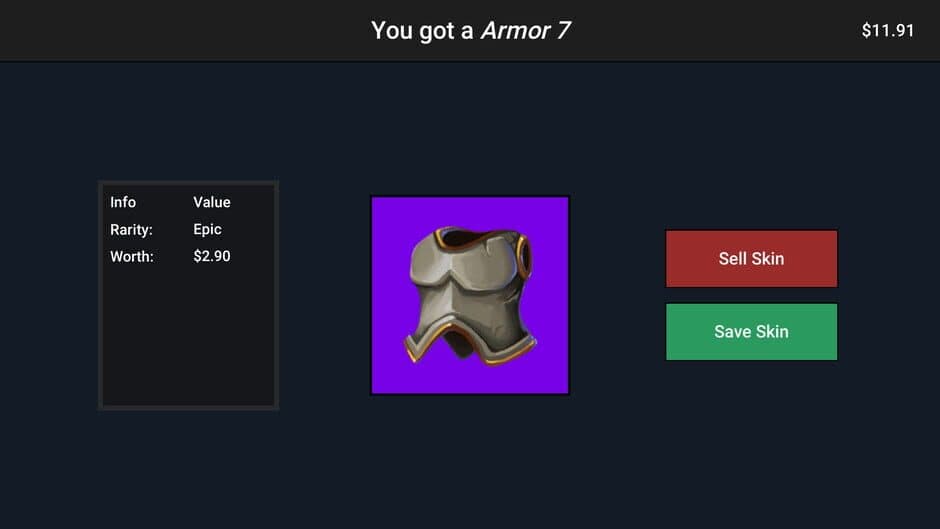 Скриншот 1 из Case Simulator Weapons and Armors