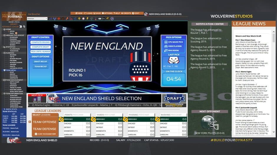 Скриншот 4 из Draft Day Sports: Pro Football 2019
