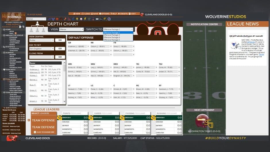 Скриншот 5 из Draft Day Sports: Pro Football 2019