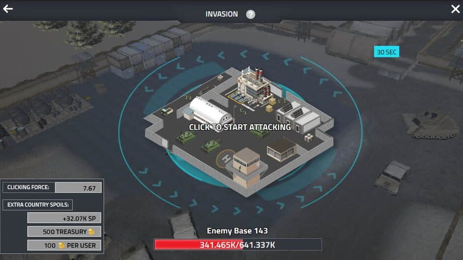Скриншот 1 из War Clicks