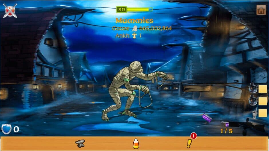 Скриншот 2 из Monster Clicker : Idle Halloween Strategy