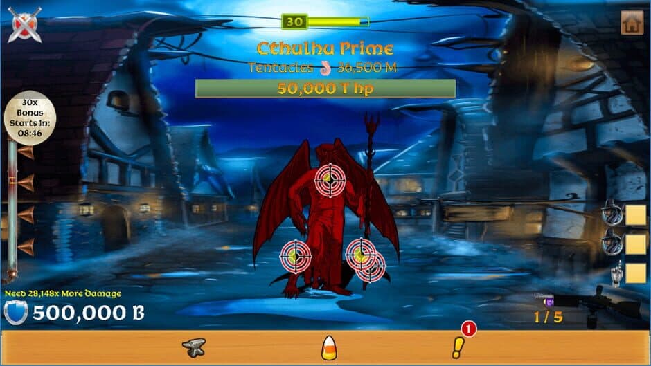 Скриншот 3 из Monster Clicker : Idle Halloween Strategy
