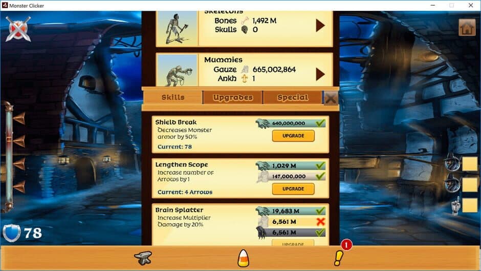 Скриншот 5 из Monster Clicker : Idle Halloween Strategy