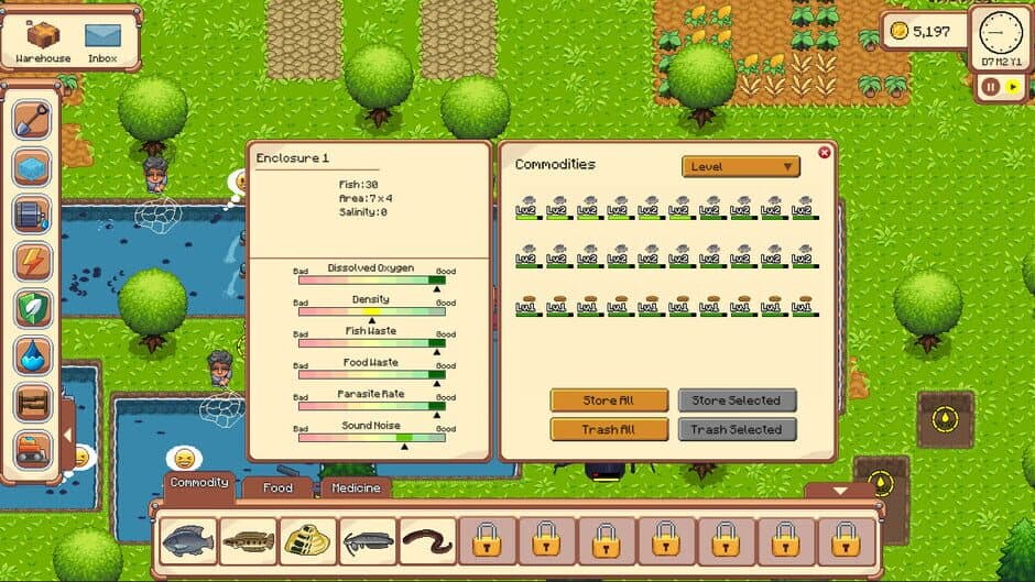 Скриншот 1 из Aquaculture Land: Fish Farming Simulation