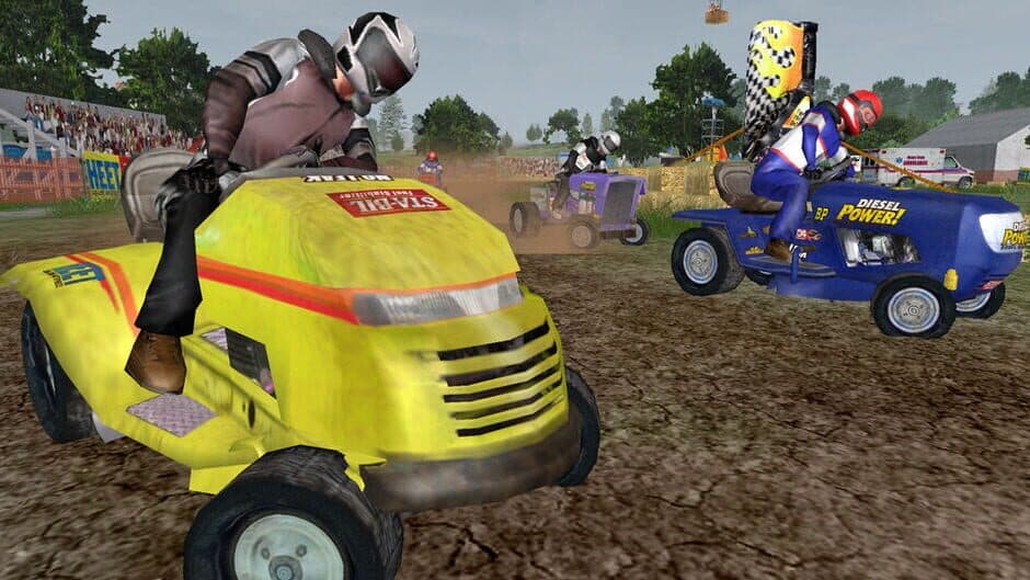 Скриншот 2 из Lawnmower Racing Mania 2007