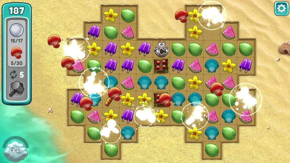 Скриншот 3 из Animal Cove: Solve Puzzles & Customize Your Island