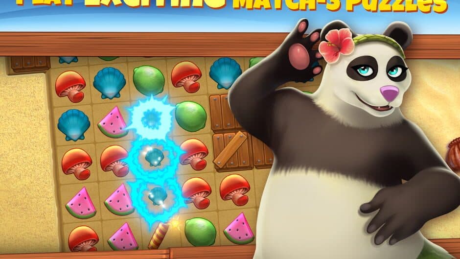 Скриншот 1 из Animal Cove: Solve Puzzles & Customize Your Island