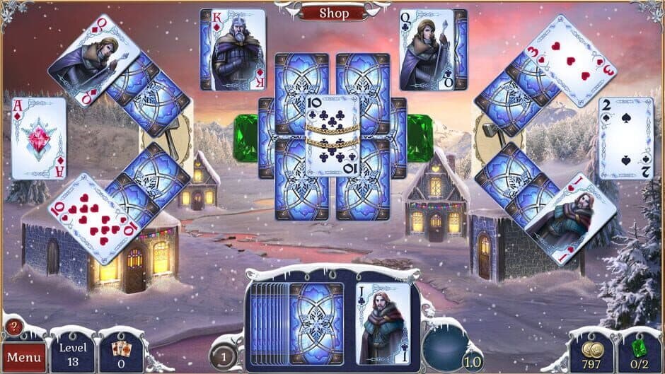 Скриншот 4 из Jewel Match Solitaire Winterscapes