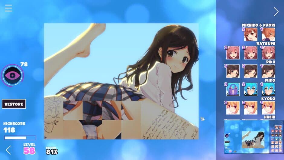 Скриншот 10 из Hentai Mosaique Puzzle