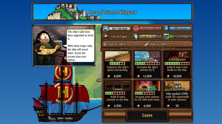 Скриншот 1 из Swords and Sandals Pirates