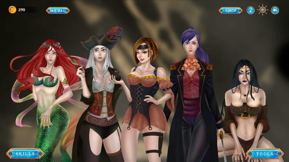 Скриншот 3 из Waifu Hunter - Secret of Pirates