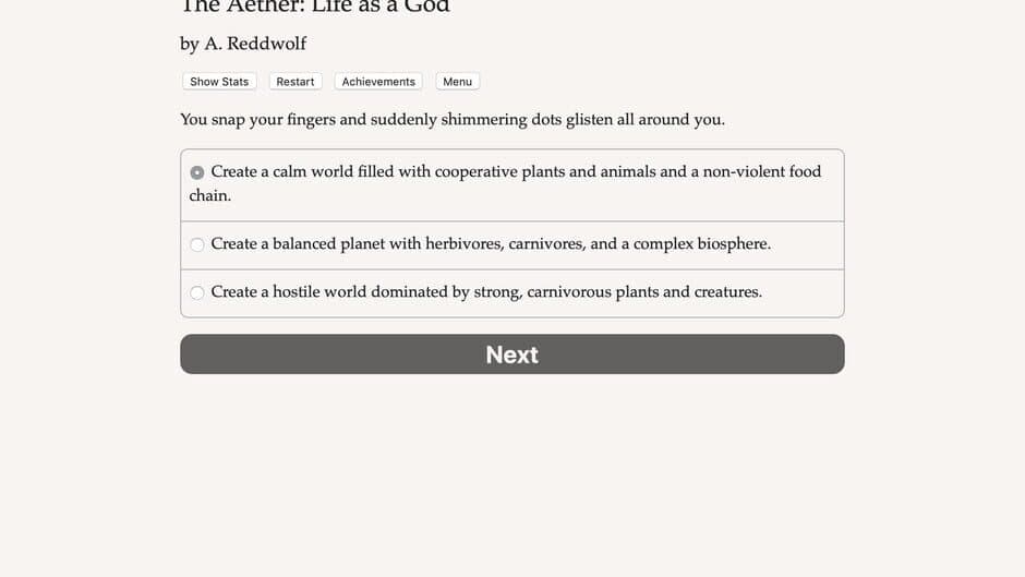 Скриншот 2 из The Aether: Life as a God
