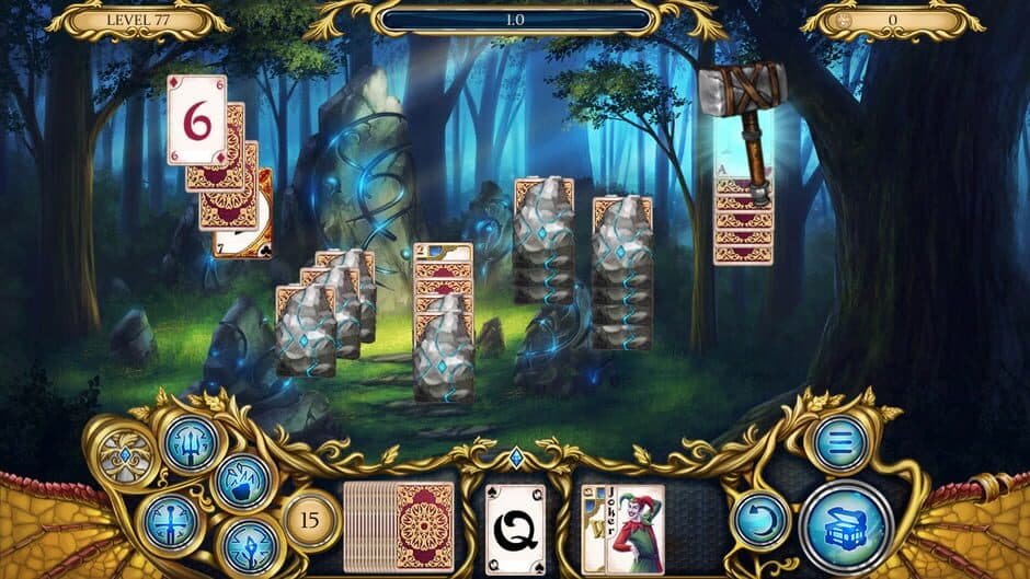 Скриншот 1 из Solitaire. Dragon Light